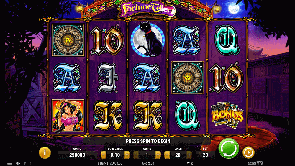 Графика слота Fortune Teller